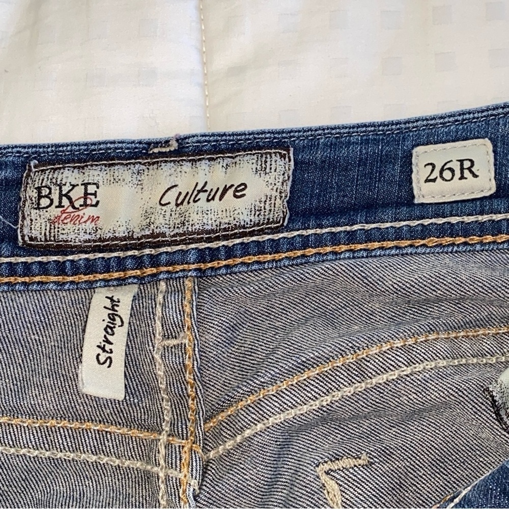 BKE Culture Distressed Jeans Size 26 - Picture 10 of 10